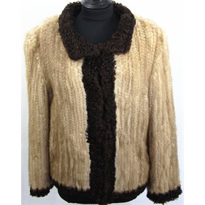 KNITTED PASTEL MINK VEST