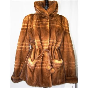 MANTEAU DE VISON WHISKY