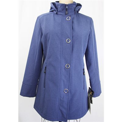 MANTEAU 3 / 4 PRINTEMPS BLEU