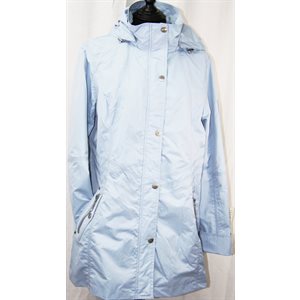 IMPERMÉABLE DE PRINTEMPS BLEU POUDRE