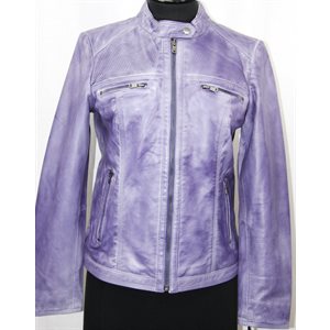 LILAC LAMB SKIN JACKET