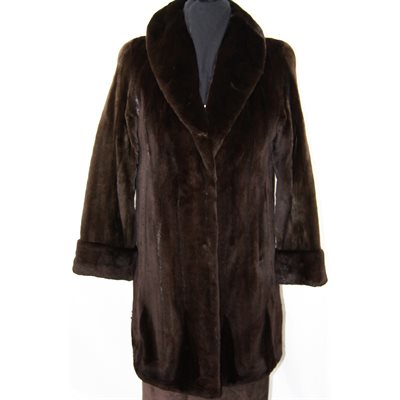 3 / 4 SHEARED MINK COAT