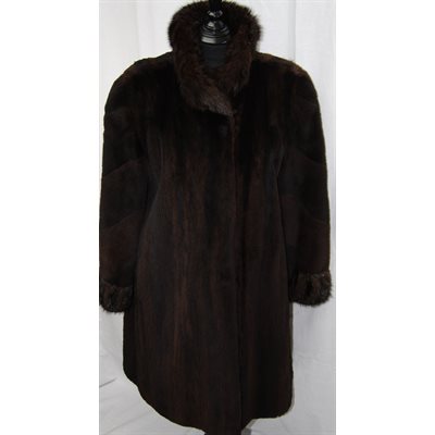 SHEARED RACCOON COAT