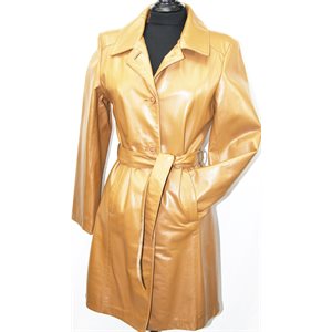 TAN LEATHER JACKET (LAMB LEATHER)