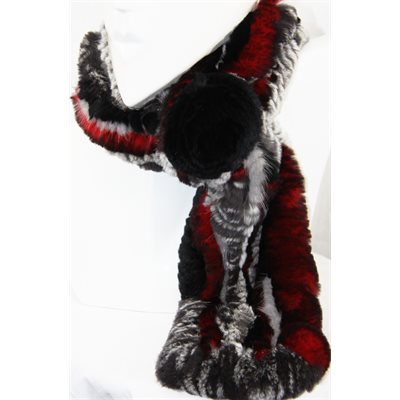 SHORT REX KNITTED  SCARF