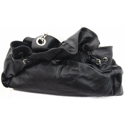 SACOCHE CUIR NOIR JESSICA