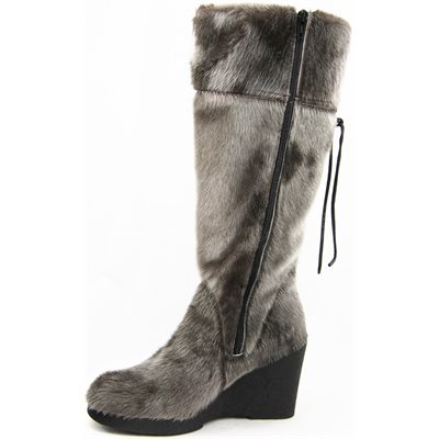 BOTTES EN LOUP MARIN NATUREL POUR FEMMES