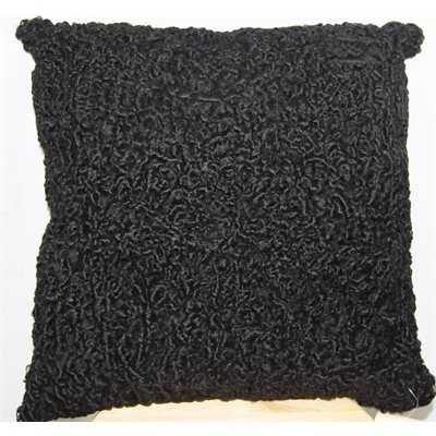 BLACK PERSIAN SHEEP CUSHION