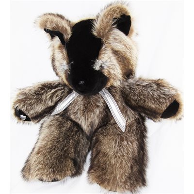 RACCOON & SHEARED BEAVER TEDDY BEAR