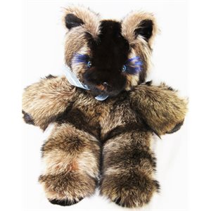 RACCOON TEDDY BEAR WITH RANCH MINK