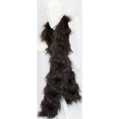 FOX & SHEARED BEAVER  SCARF