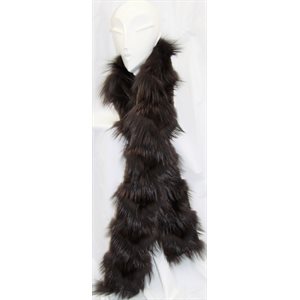 FOX & SHEARED BEAVER  SCARF